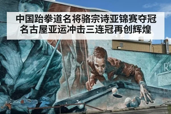 中国跆拳道名将骆宗诗亚锦赛夺冠 名古屋亚运冲击三连冠再创辉煌